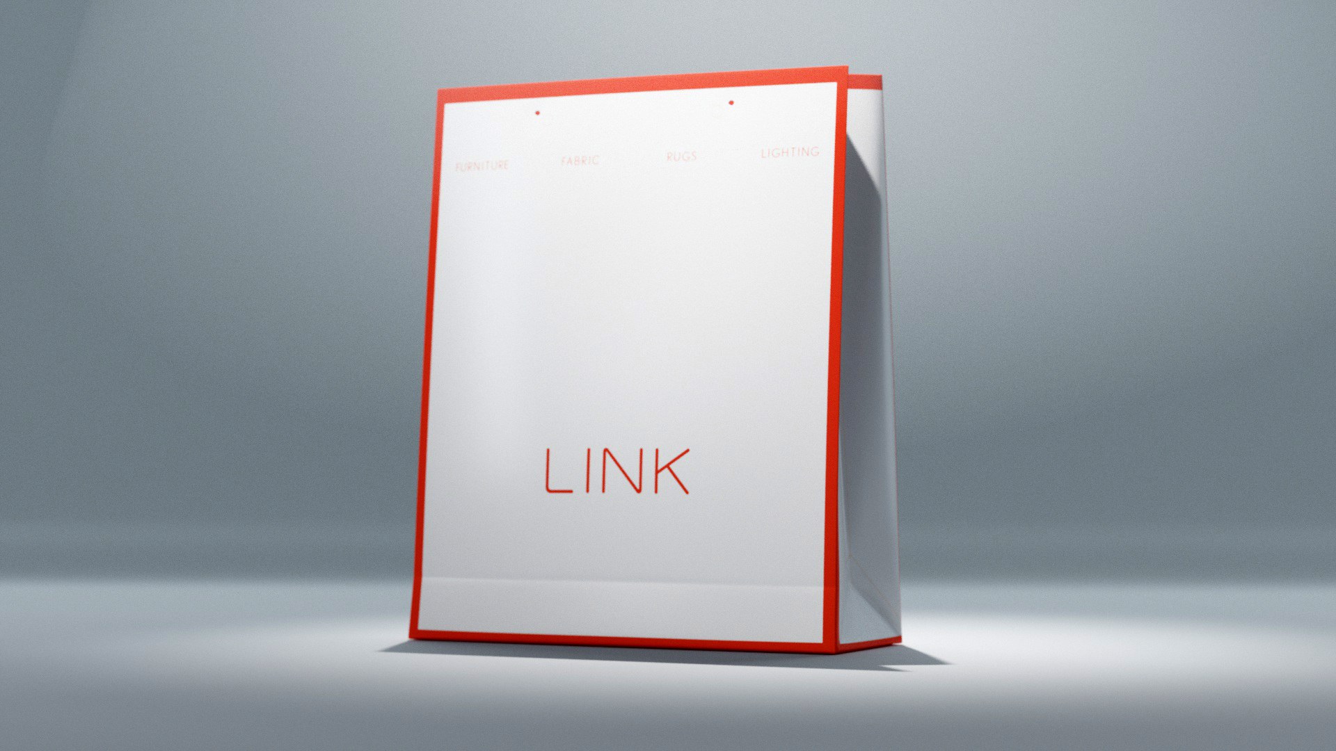 A single LINK shopping bag